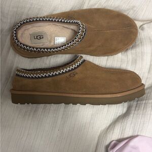 UGG Tan Suede Slip-On Loafers